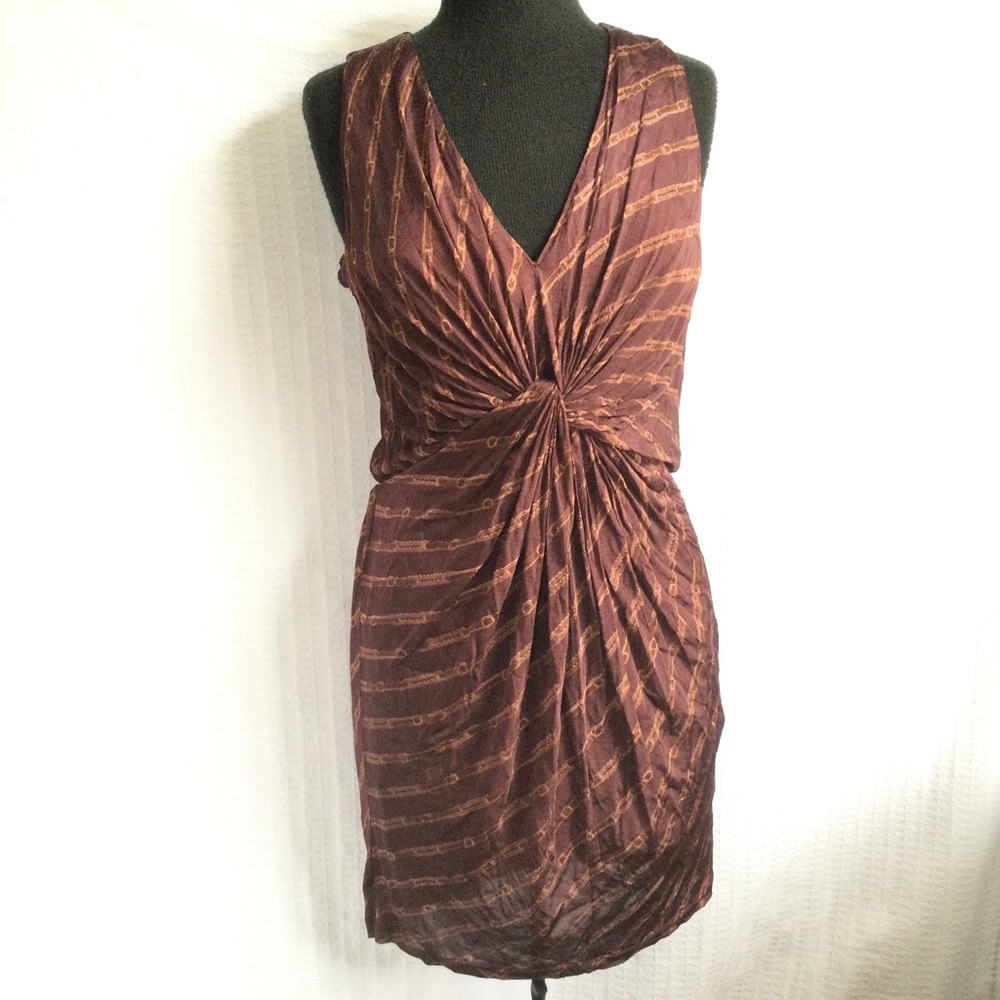 Blink London Party Dress Small Lined V Neck